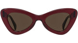 1970 Red Butterfly Sunglasses