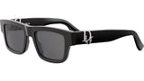 Dior Oblique S3I Shiny Black Squared Sunglasses