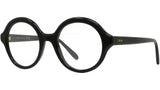 Slim Black Round Eyeglasses