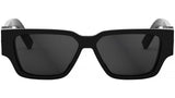 CD Diamond 5I Shiny Black Squared Sunglasses
