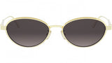 DiorCannage R1U Gold Oval Sunglasses