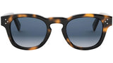 CELINE 3 Dots Tortoise Square Sunglasses
