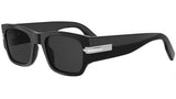 DiorBlackSuit XL S3I Black Rectangular Sunglasses
