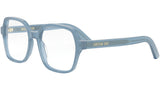 DiorMidnightO S1I Shiny Blue Geometric Eyeglasses