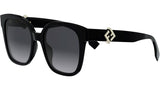 FF Diamonds Black Butterfly Sunglasses