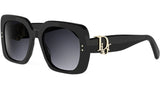Dior Oblique S1I Black Square Sunglasses