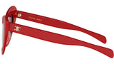 Triomphe Mini HD Red Cat Eye Sunglasses