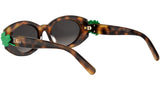 Dior Clover B1I Havana Oval Sunglasses