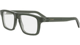 3 Dots Green Square Eyeglasses