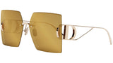 30Montaigne S7U Yellow Geometric Sunglasses