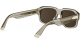 DiorTailoring N1I Brown Geometric Sunglasses