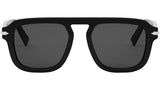 DiorBlackSuit 15I Shiny Black Geometric Sunglasses