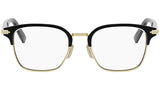 DiorBlackSuitO 24U Shiny Black Browline Eyeglasses