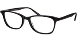 Cassady Black Rectangular Eyeglasses
