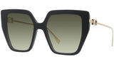 Baguette Black Butterfly Sunglasses