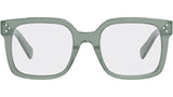 3 Dots Green Square Eyeglasses