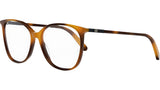 Mini CD O S6I Havana Geometric Eyeglasses