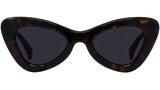 1970 Havana Butterfly Sunglasses