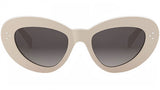 CELINE 3 Dots White Cat Eye Sunglasses