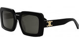 Triomphe Black Square Sunglasses