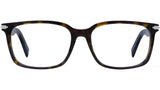 DiorBlackSuitO SI Havana Rectangular Eyeglasses
