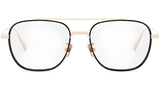 DiorBlackSuitO 13U Gold Pilot Eyeglasses