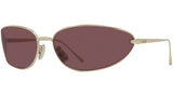 Signature Gold Oval Sunglasses