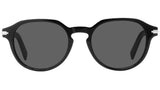DiorBlackSuit R2I Black Round Sunglasses