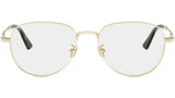 Petit CDO R2U Gold Round Eyeglasses