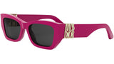 MissDior S1I Fuchsia Geometric Sunglasses