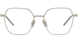 GV Speed Silver Geometric Eyeglasses