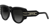DiorSignature R2I Shiny Black Butterfly Sunglasses