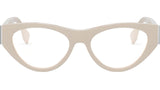 Fendi First Ivory Cat Eye Eyeglasses