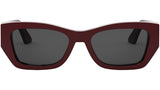 MissDior S1I Bordeaux Geometric Sunglasses