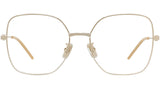 GV Speed Gold Geometric Eyeglasses