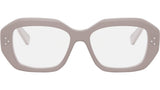 3 Dots Brown Geometric Eyeglasses