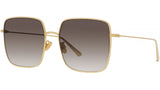 DiorStellaire S1U Gold Geometric Sunglasses