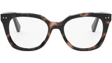 Thin Tortoise Square Eyeglasses