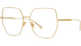 GemDiorO S2U Yellow Geometric Eyeglasses