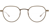 Ebbets Brown Round Eyeglasses