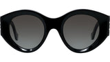 Anagram Black Round Sunglasses