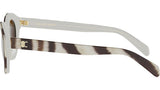 Triomphe Mini Brown Round Sunglasses
