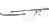 Flex Silver Rectangular Eyeglasses