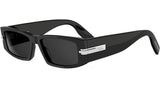 DiorBlackSuit XL S5I Black Rectangular Sunglasses
