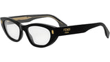 Fendi Roma Black Cat Eye Eyeglasses