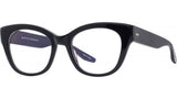 Lucretia Black Square Eyeglasses