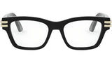 CDiorO S2I Black Rectangular Eyeglasses