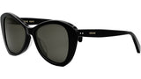 CELINE Thin Black Butterfly Sunglasses