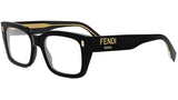 Fendi Roma Black Square Eyeglasses