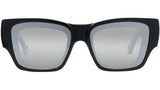 Signature Black Rectangular Sunglasses